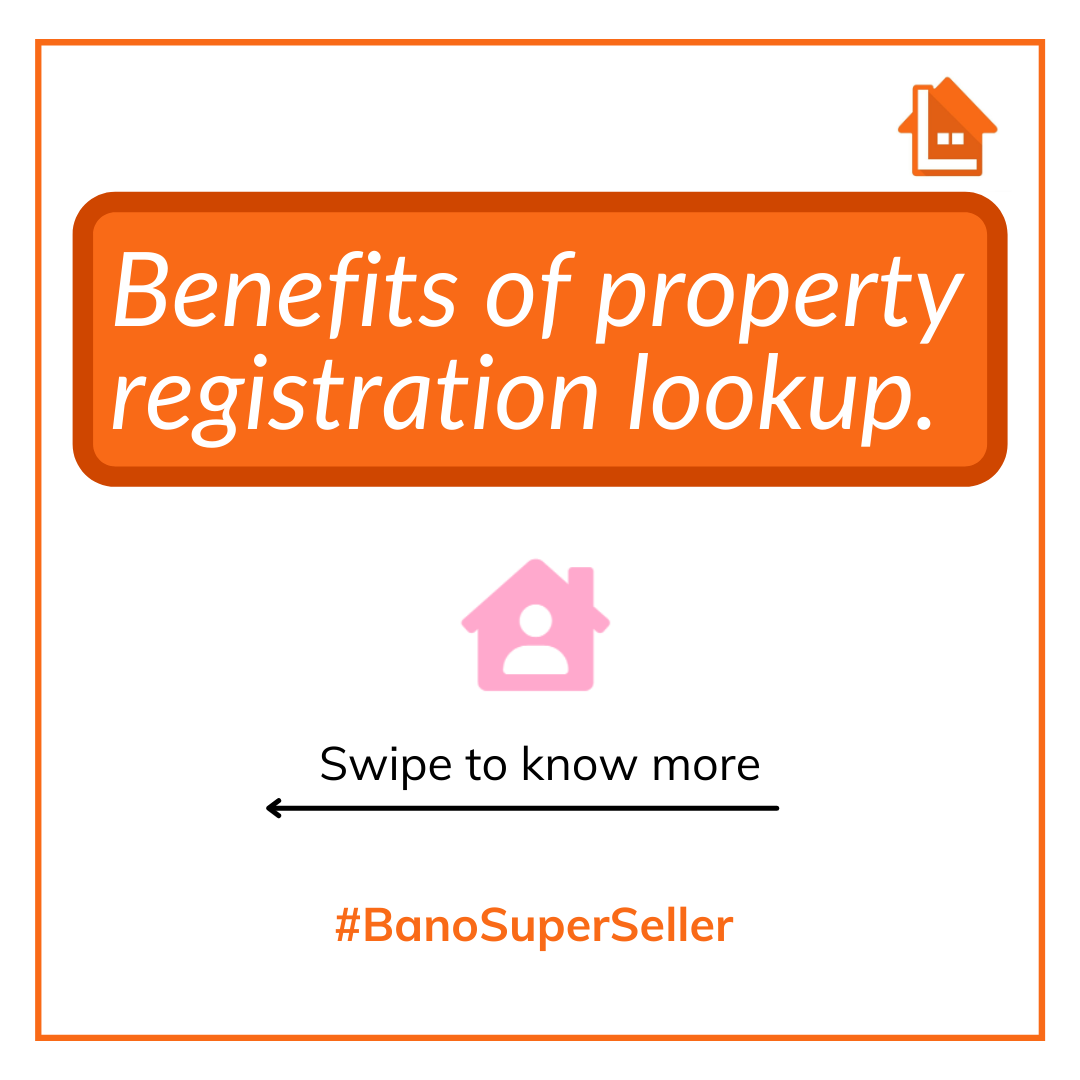 Benefits of property registration lookup